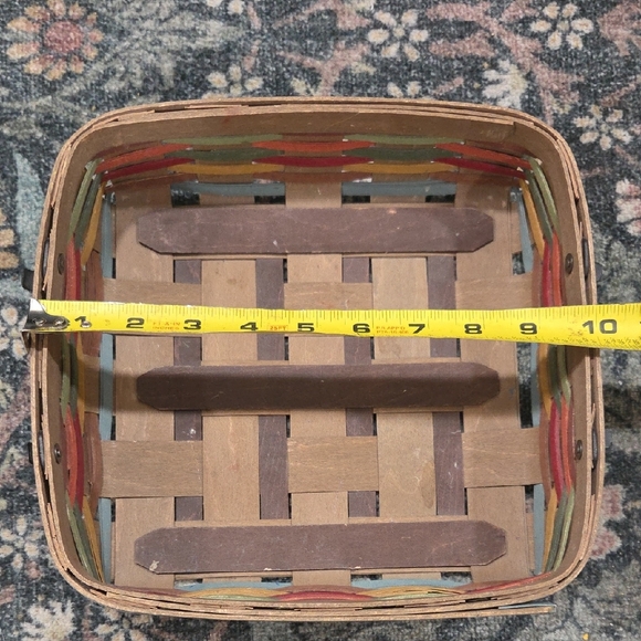 Longaberger Autumn Woven Basket with Handles - Picture 11 of 13